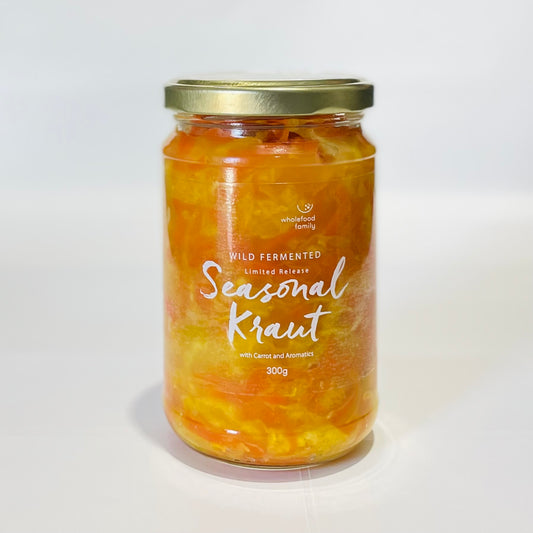 Seasonal Sauerkraut with Carrot and Aromatics